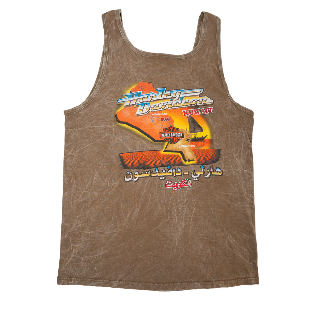 HARLEY DAVIDSON TANK IN TAN