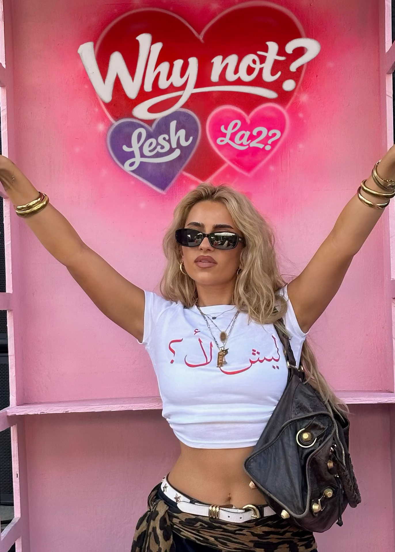 LESH LA2? (WHY NOT) baby tee